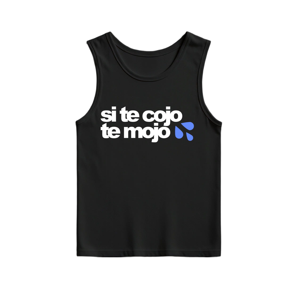 Si te cojo te mojo tank top