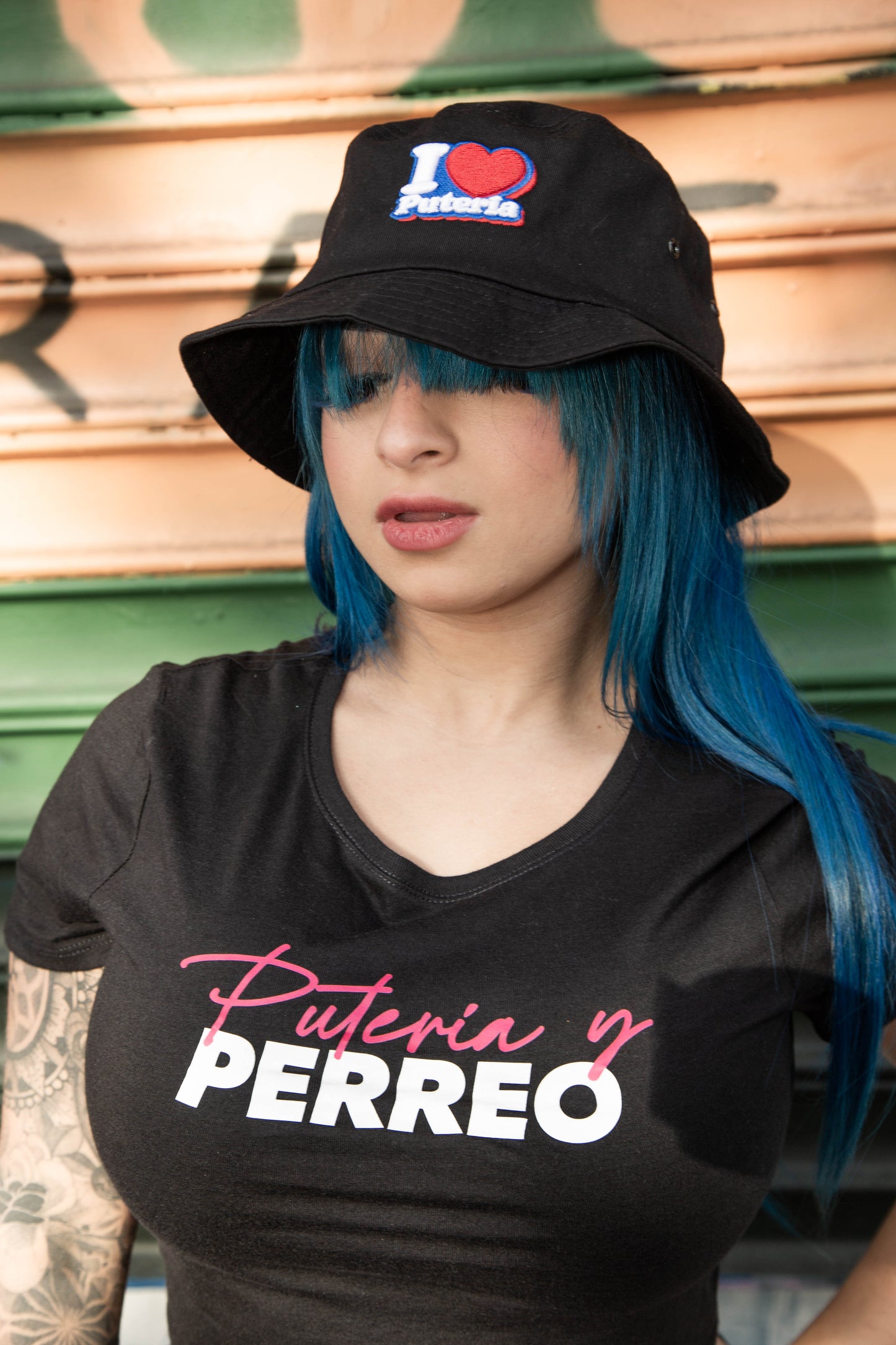 I ❤️ Puteria - Bucket Hat (Black)