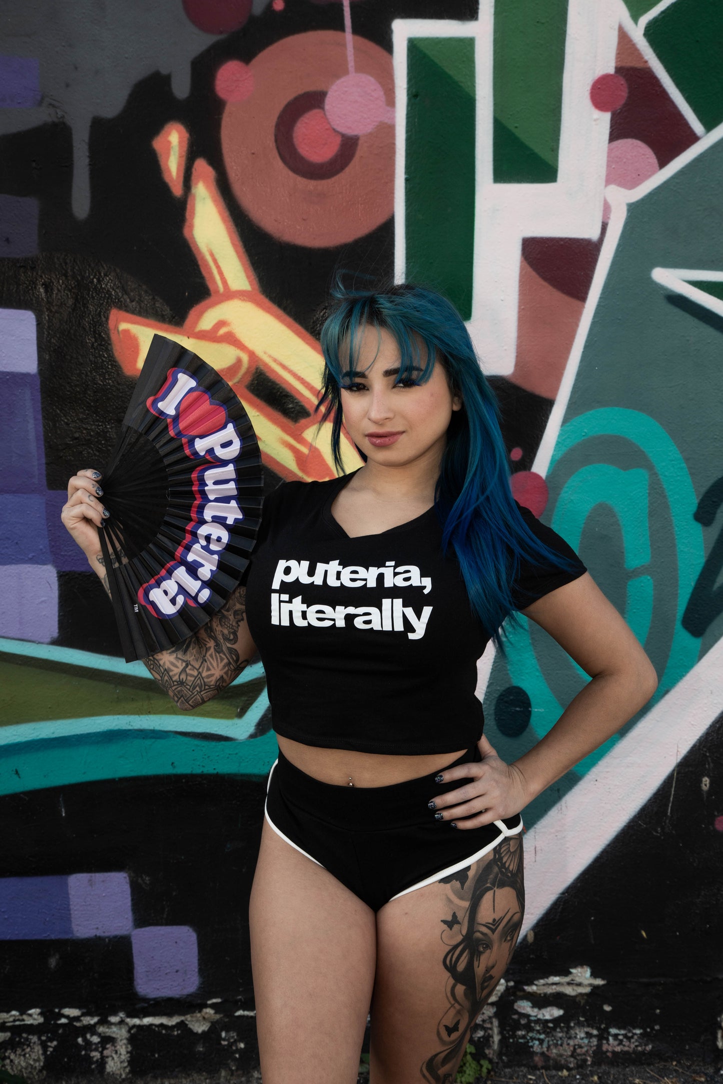 I ❤️ Puteria - Mini Fan