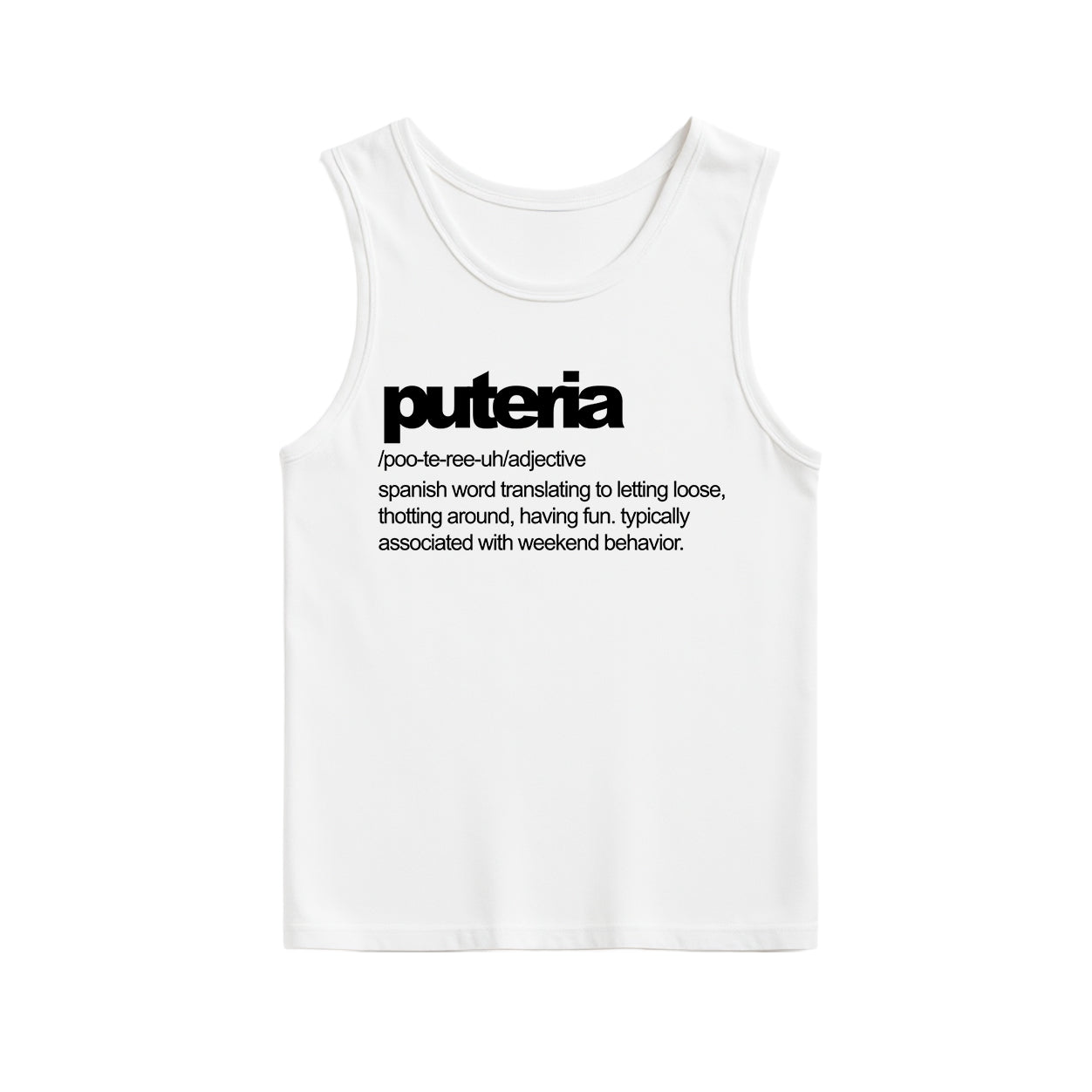 Puteria urban dictionary tank top