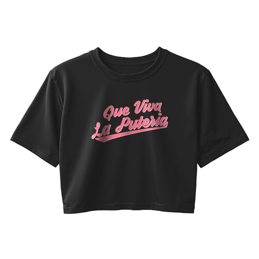 Que viva la Puteria crop top