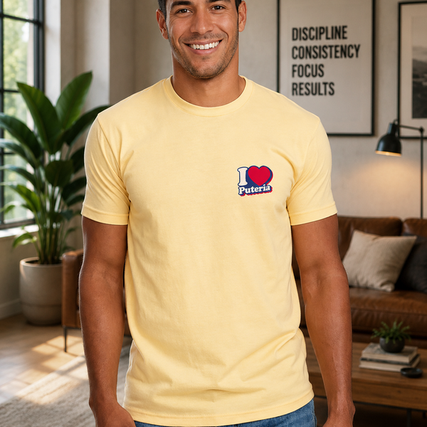 I ❤️ Puteria - Men's T-Shirt (Yellow)