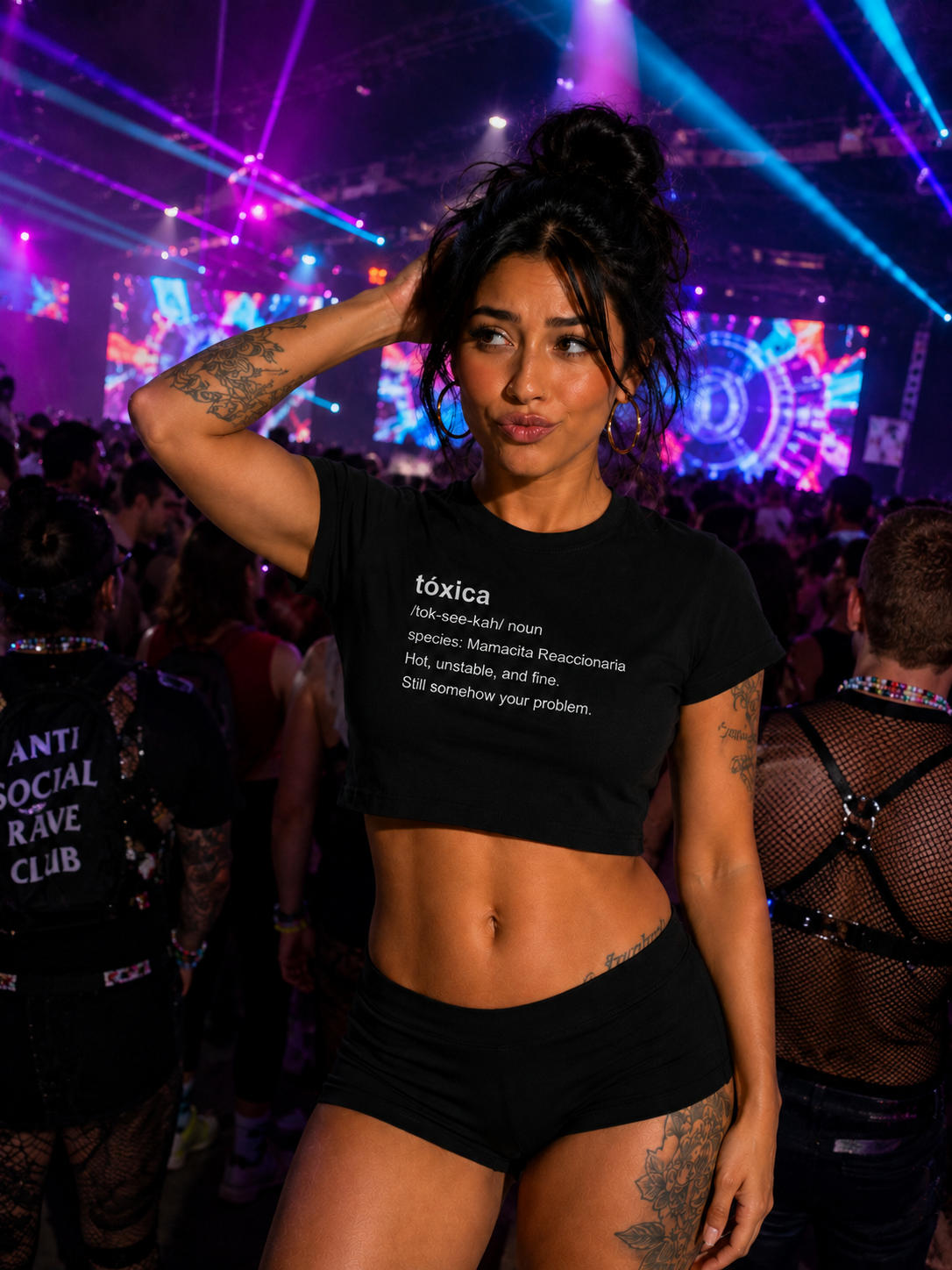 Toxica crop top-your problem