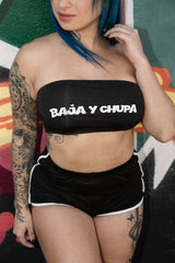 Baja y chupa-Tube top