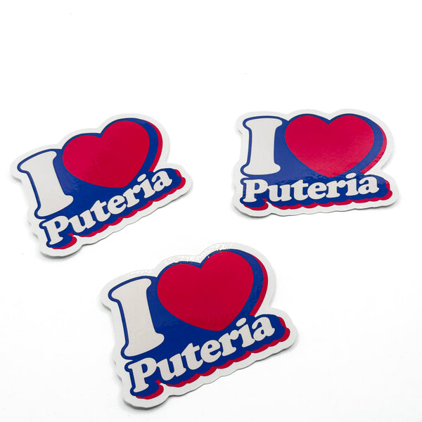 I love puteria sticker 3 pack