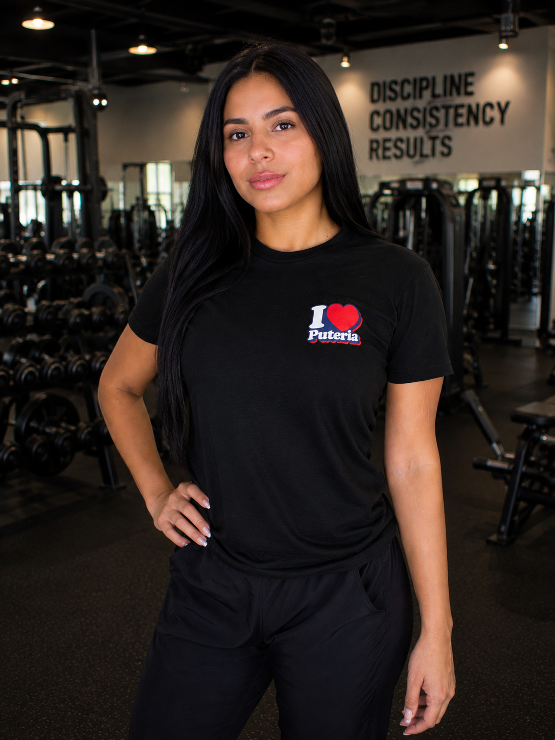 I ❤️ Puteria - Women's T-Shirt (Black)