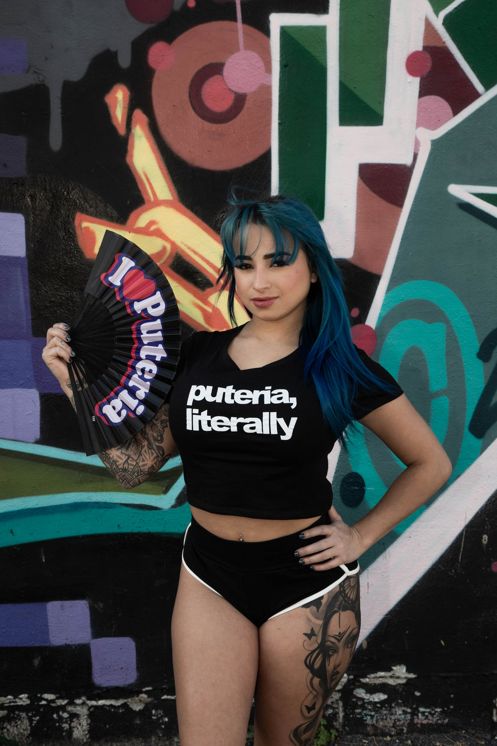 I ❤️ Puteria - Mini Fan