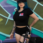 I ❤️ Puteria - Crop Top (Black)