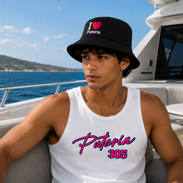 I ❤️ Puteria - Bucket Hat (Black)