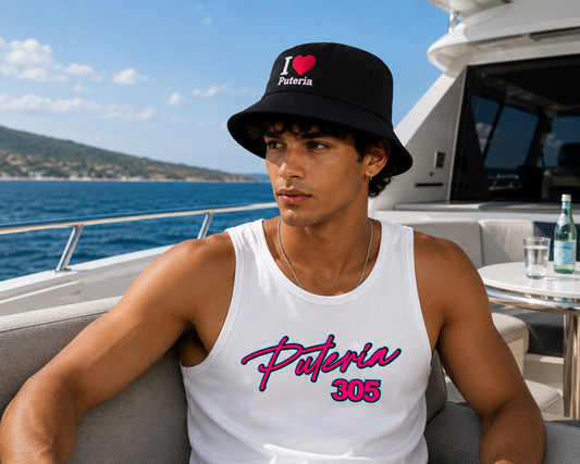 I ❤️ Puteria - Bucket Hat (Black)