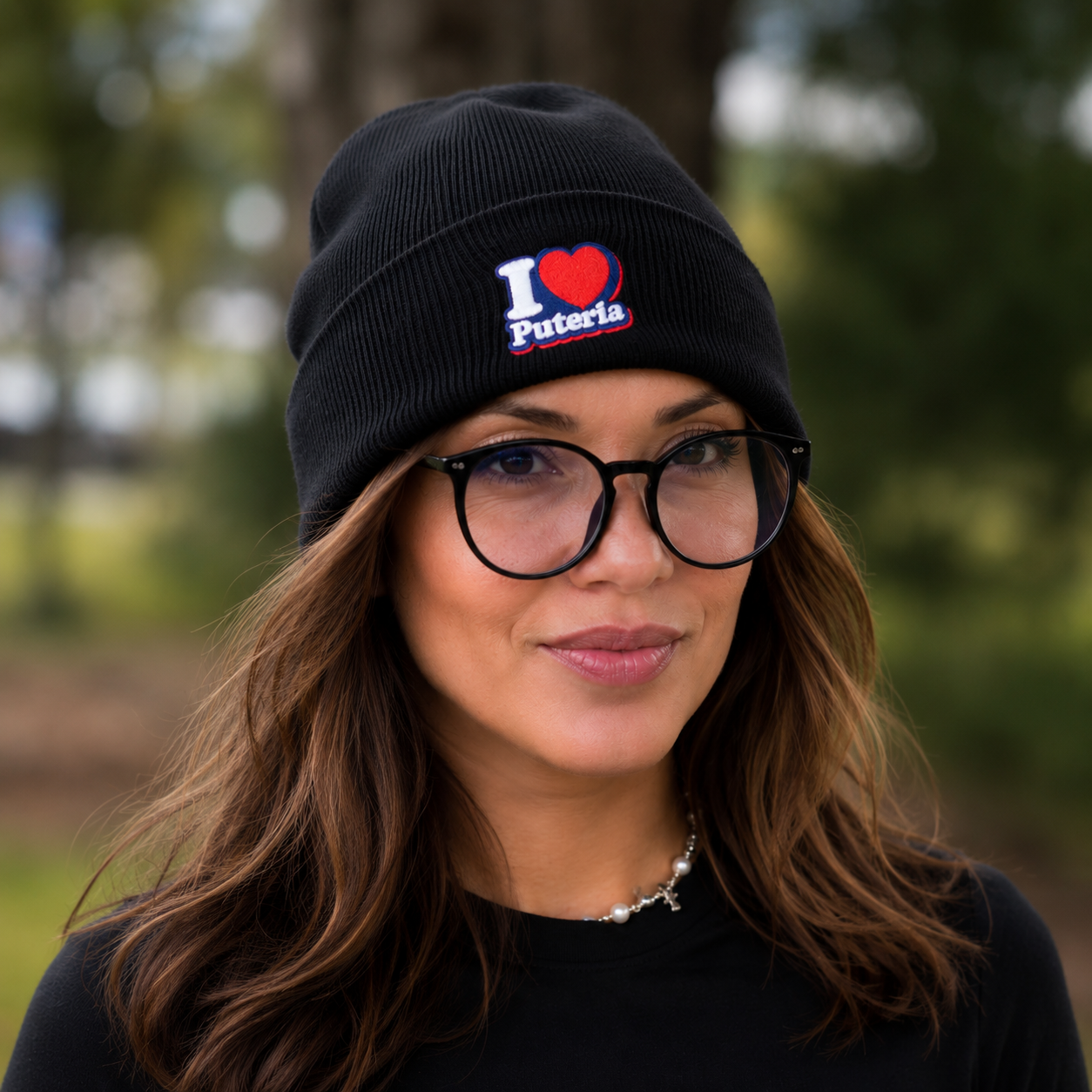 I ❤️ Puteria -Black Beanie