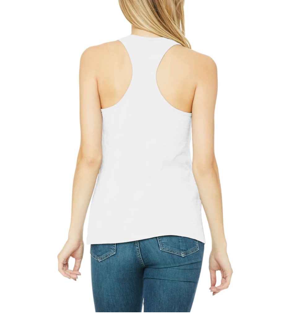 I ❤️ Puteria Ladies racerback Tank Top (White)