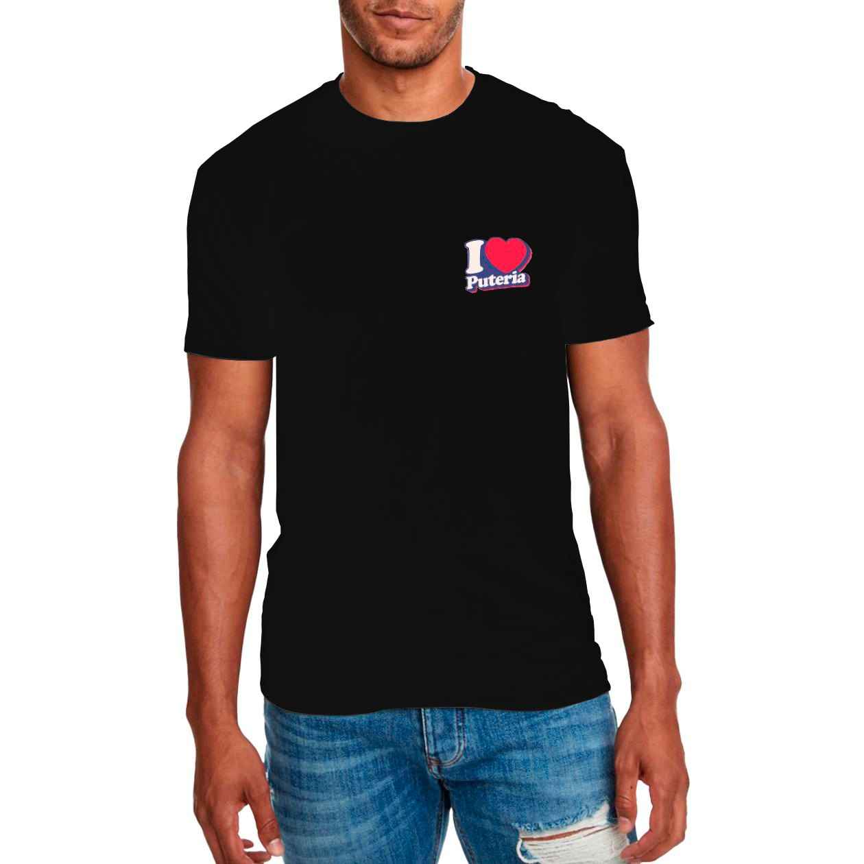 I ❤️ Puteria - Men's T-Shirt (Black)