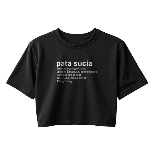 The pata sucia crop top