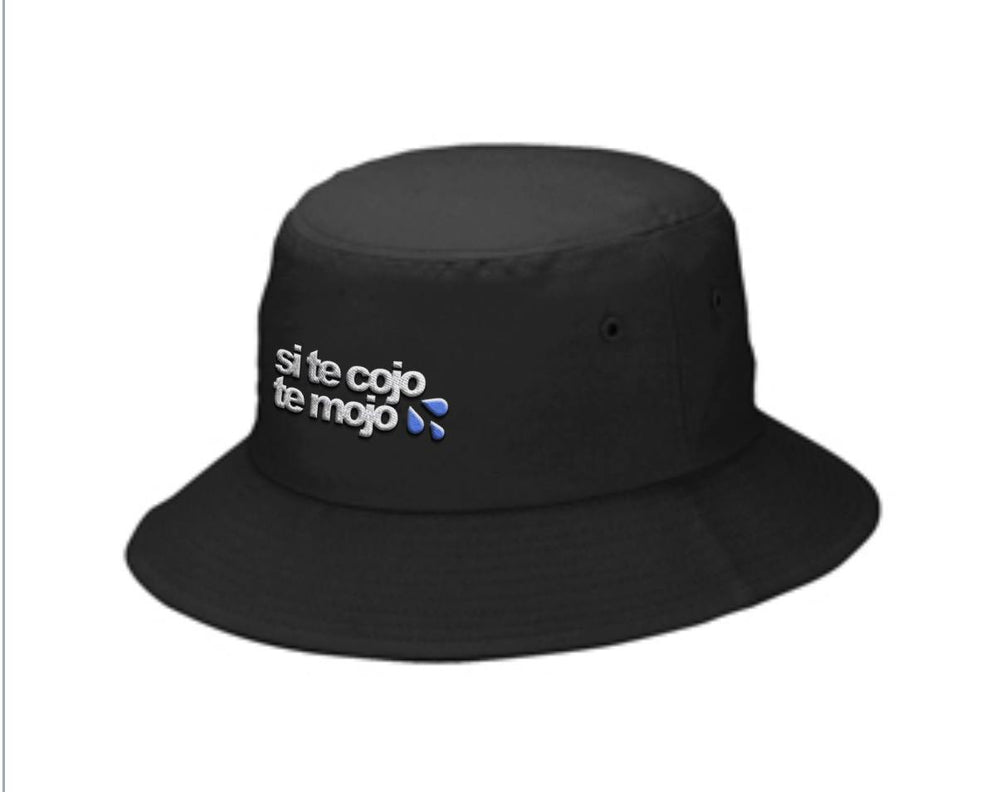 Si te cojo te mojo - Bucket Hat (Black)
