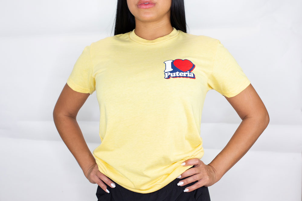 I ❤️ Puteria - T-Shirt (Yellow)
