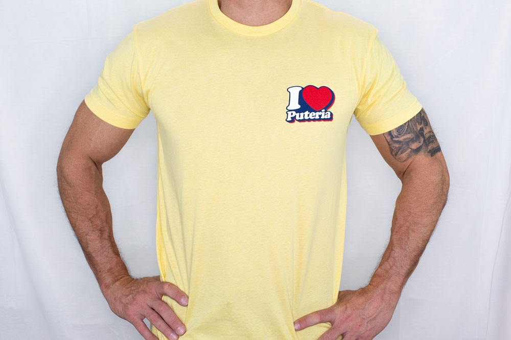 I ❤️ Puteria - T-Shirt (Yellow)